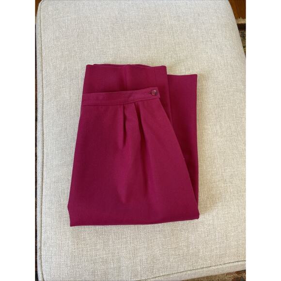 Vintage PENDLETON Virgin Wool Pencil Womens Skirt 12 Waist 30” Magenta Pink USA - Picture 14 of 14